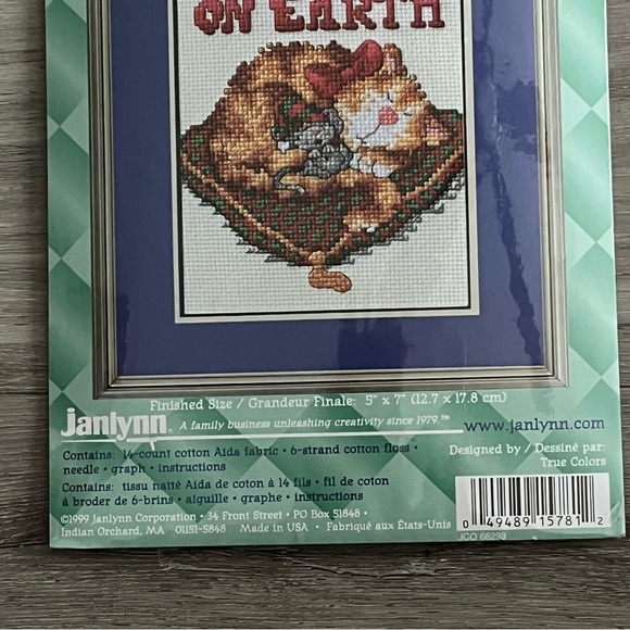 NWT Set of 2 Janlynn “The Spirit of Christmas” Counted Cross Stitch Kits - Picture 7 of 16